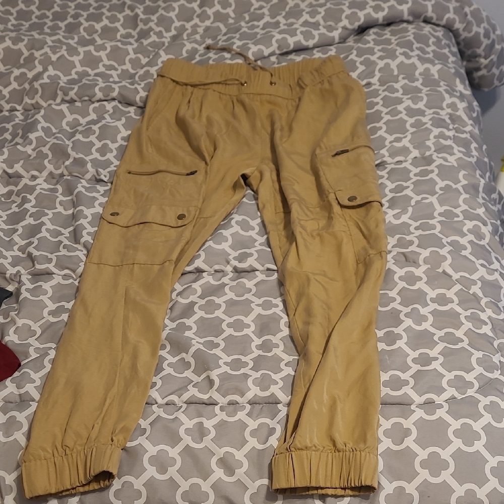 Tan Cargo Pants